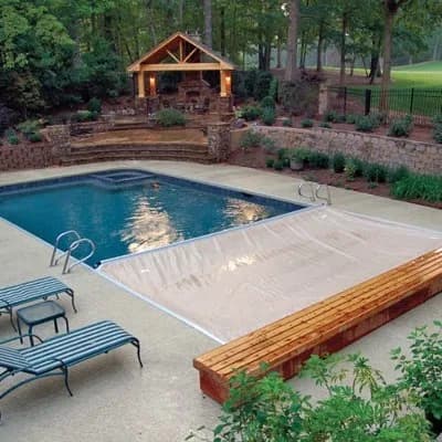Deck Mount pool cover system