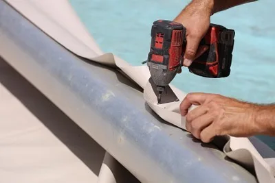 Pool cover repair and maintenance